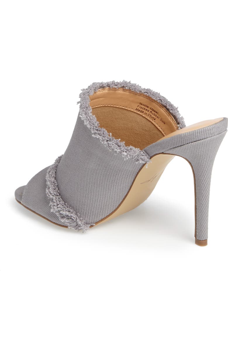 Daya by Zendaya Sheridan Fringe Denim Clog, Alternate, color,