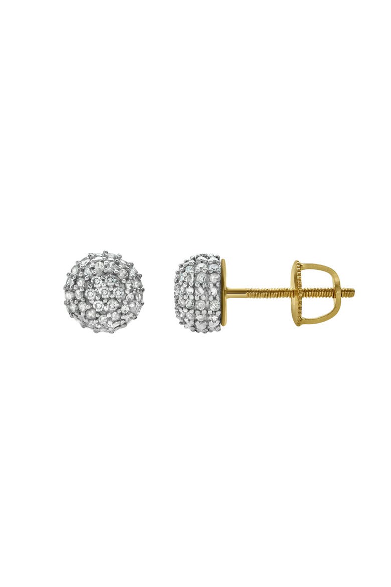 Orbius 10K Yellow Gold Diamond Stud Earring - 0.33ct., Alternate, color, 10K Yellow Gold