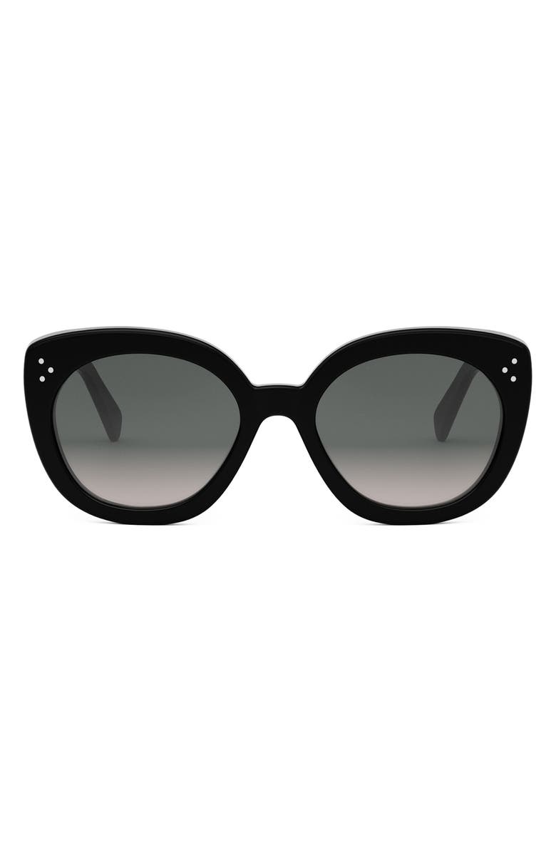 CELINE Bold 3 Dots 56mm Butterfly Sunglasses, Main, color,