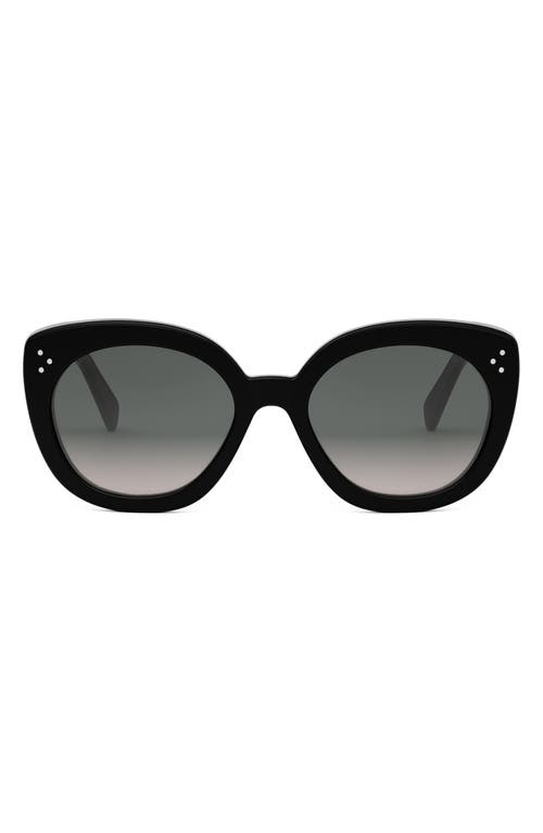 Celine Bold 3 Dots 56mm Butterfly Sunglasses