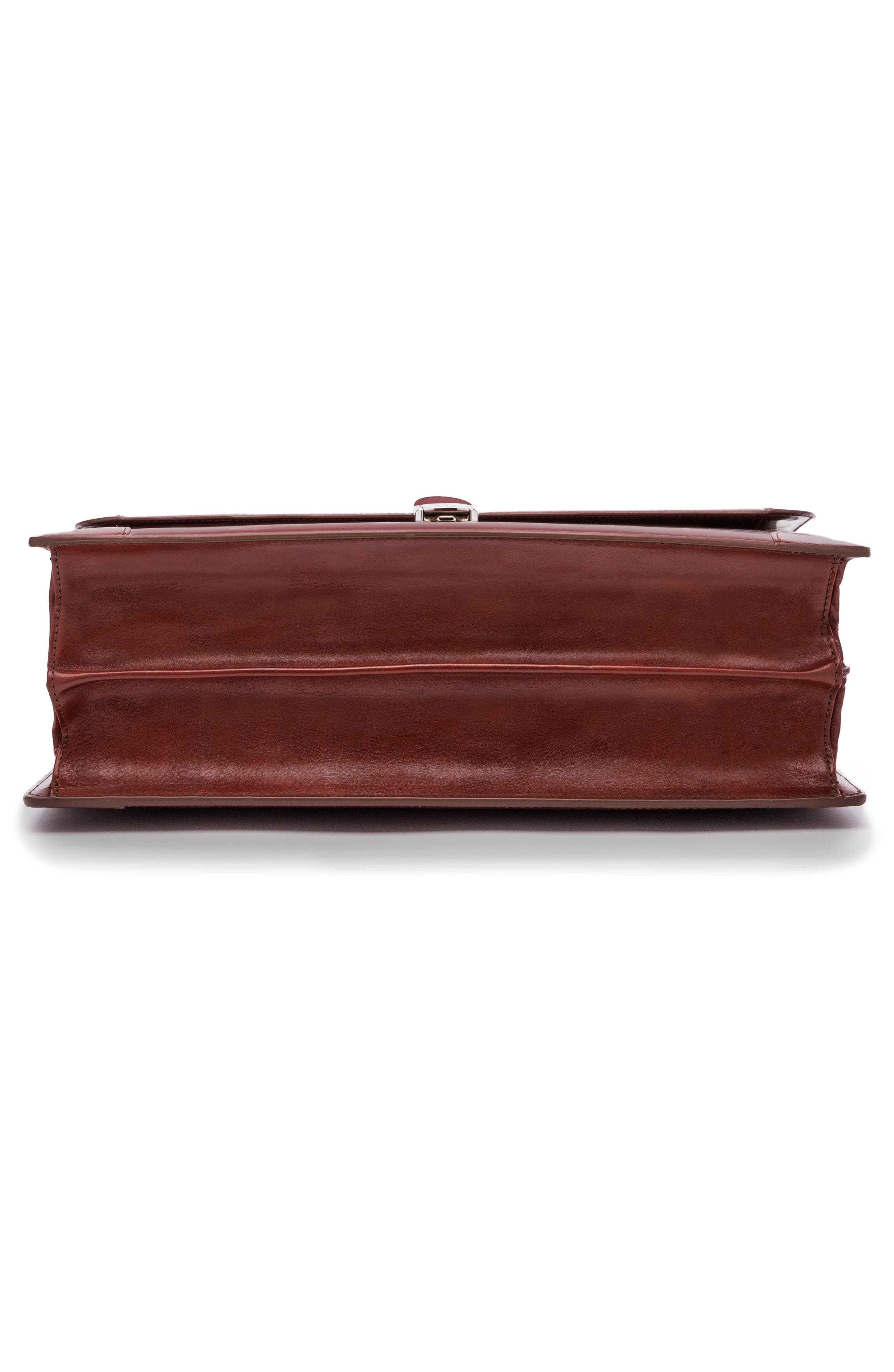 Bosca Leather Double Gusset Briefcase, Alternate, color, 