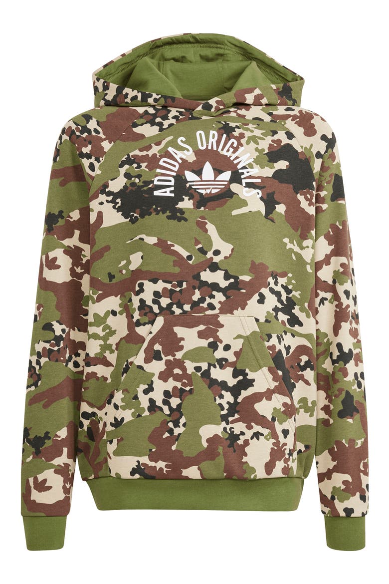 Kids' Lifestyle Camo Print Hoodie & Joggers Set, Main, color, WILD PINE