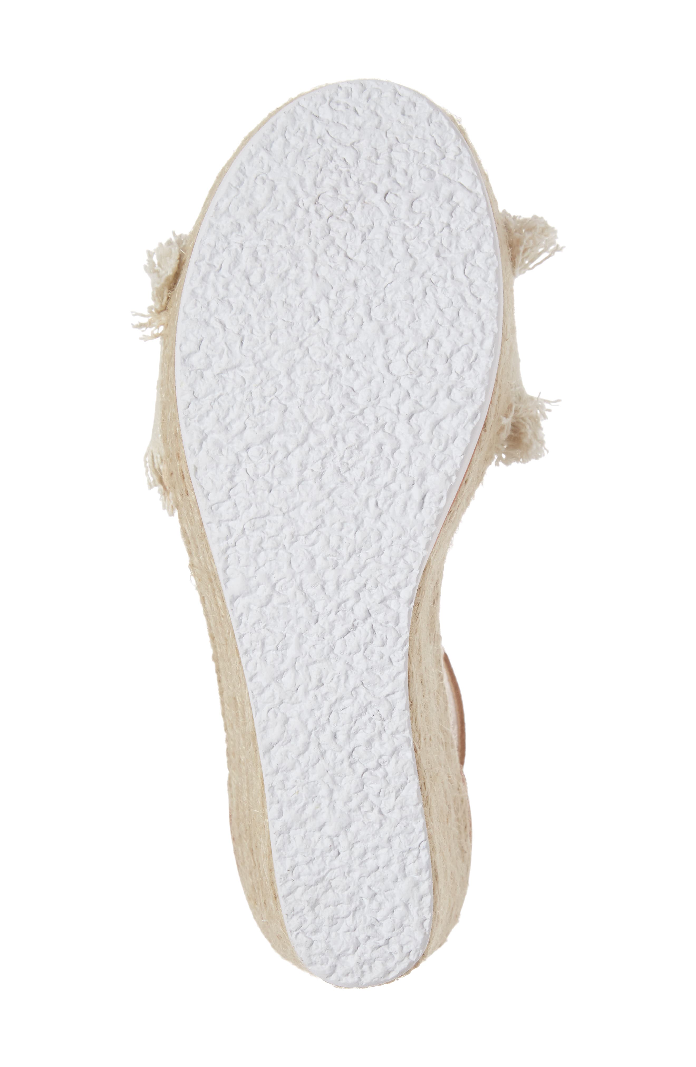 Steve Madden Valley Fringed Platform Wedge Sandal, Alternate, color, 