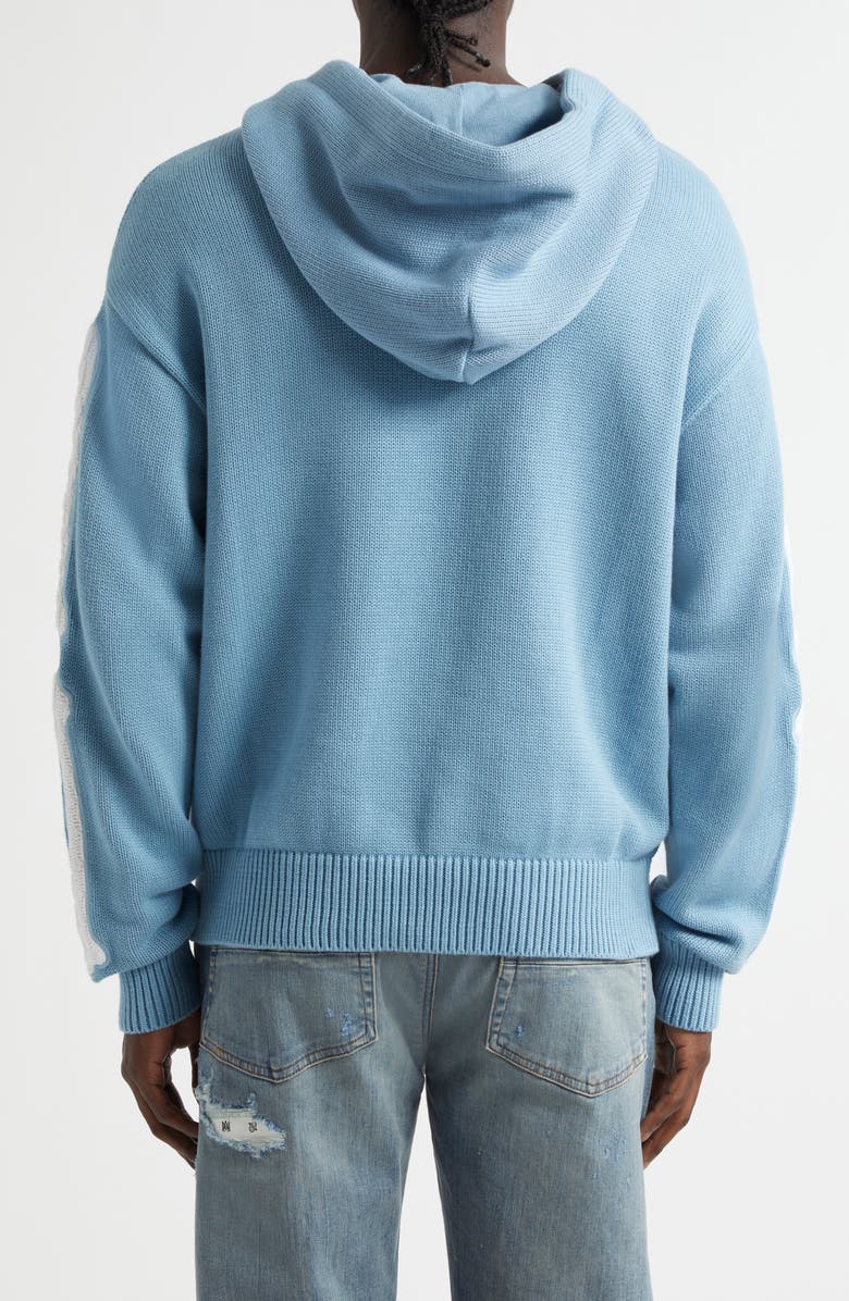 AMIRI Bones Cotton Sweater Hoodie, Alternate, color, 