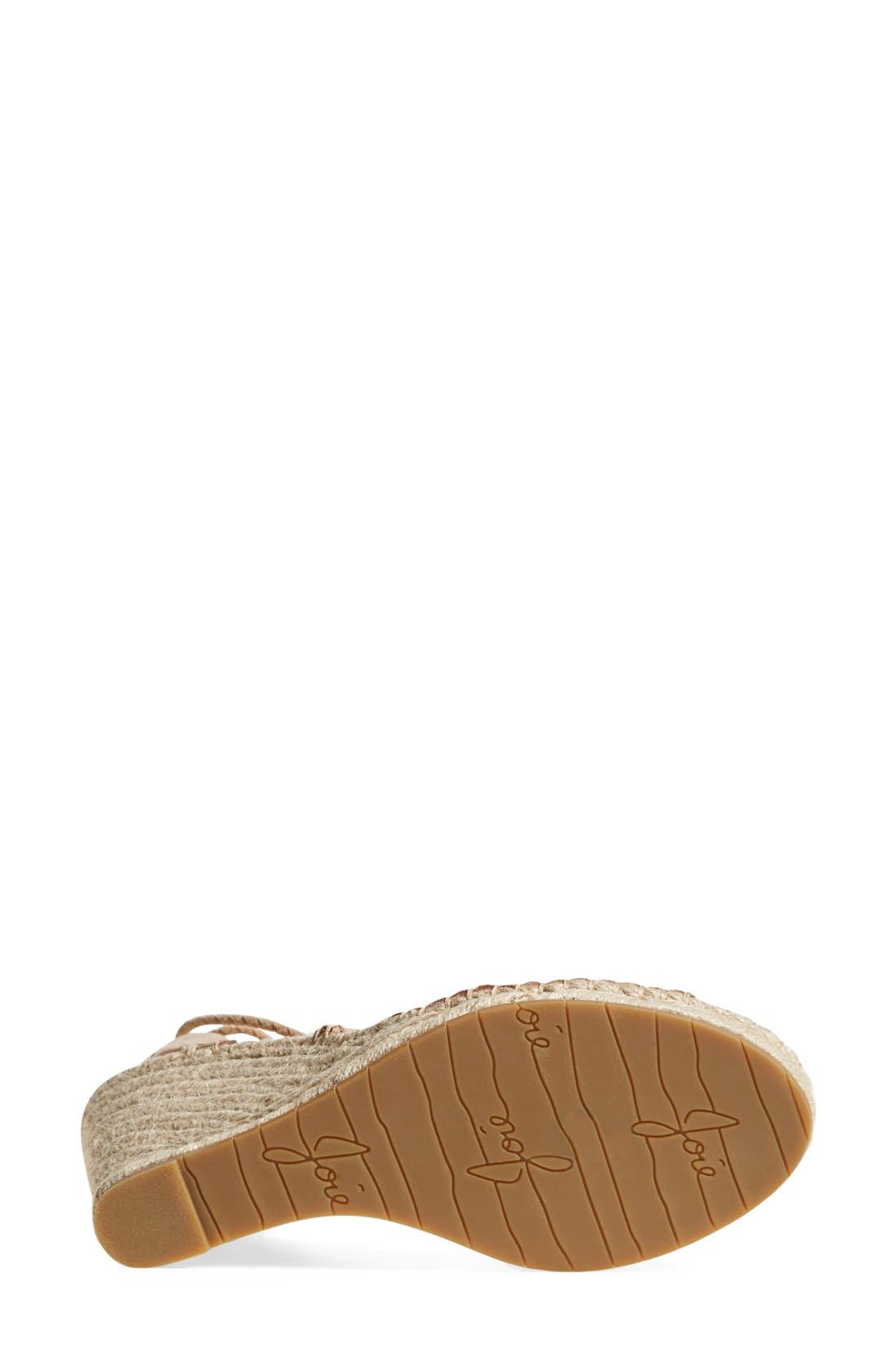 'Phyllis' Espadrille Wedge, Alternate, color, BUFF KID SUEDE