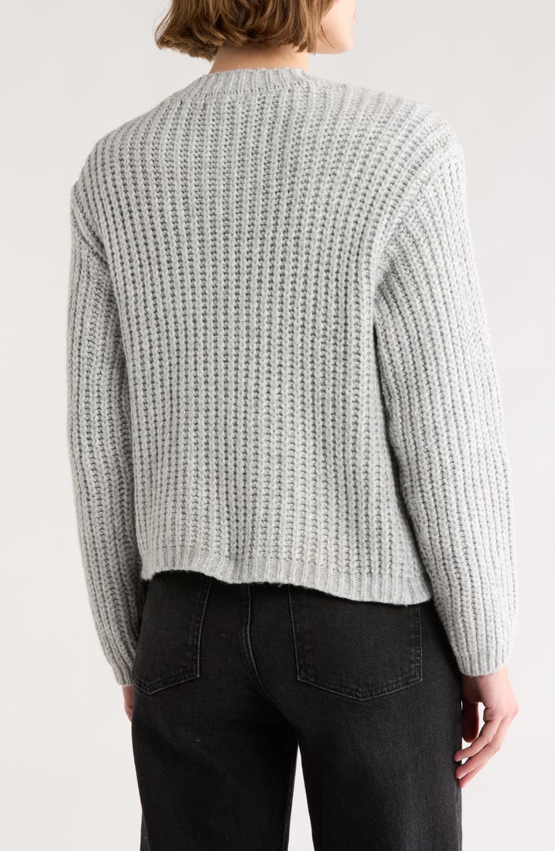 Vigoss Chunky Cozy Cardigan, Alternate, color, Grey