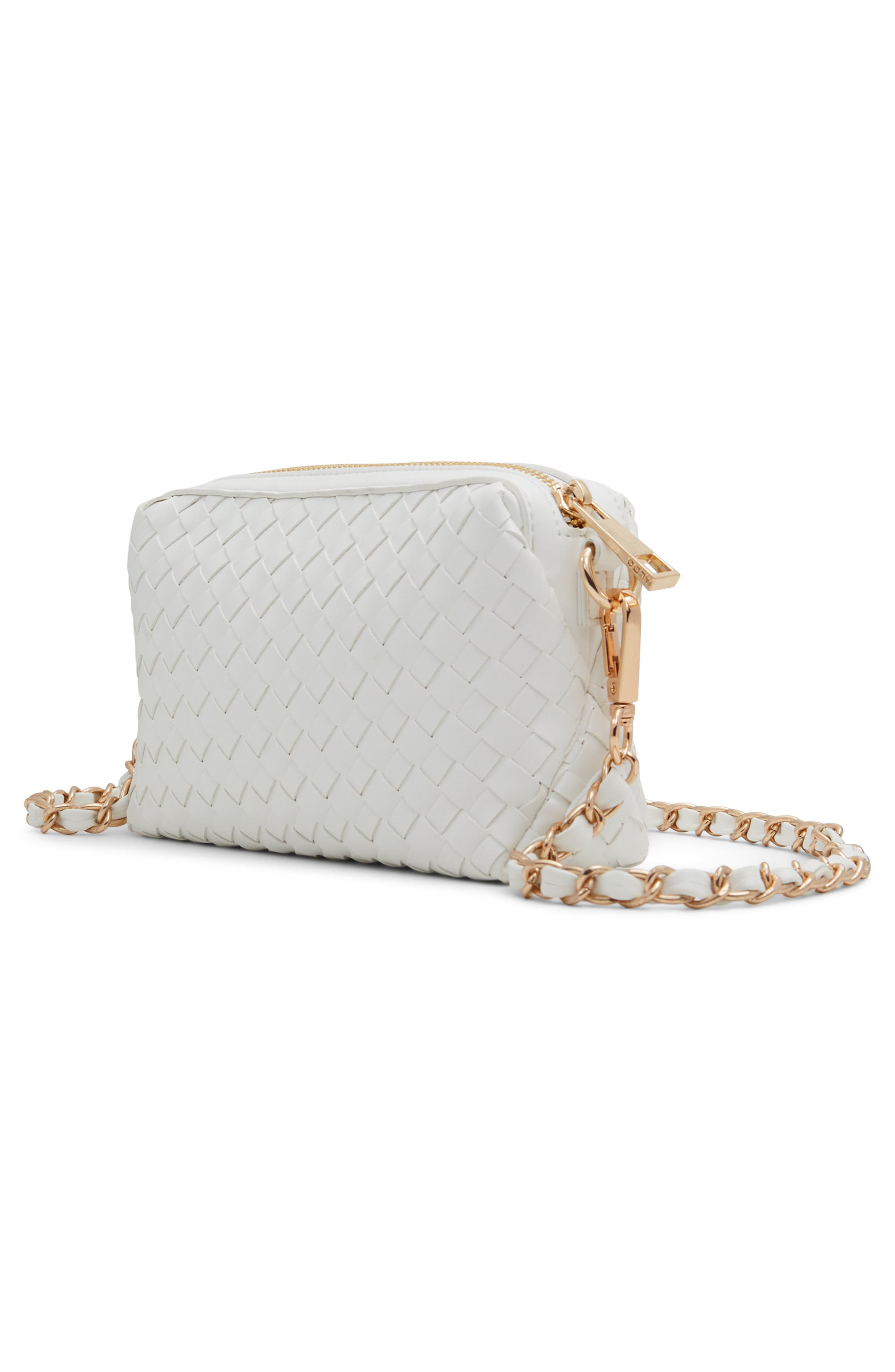 ALDO Braidaxx Faux Leather Crossbody Bag, Alternate, color, 