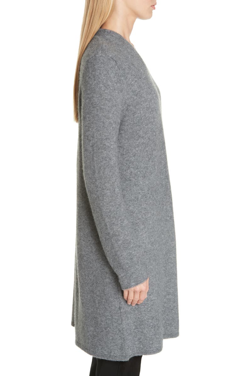 Eileen Fisher Cashmere & Silk Blend Open Cardigan, Alternate, color,