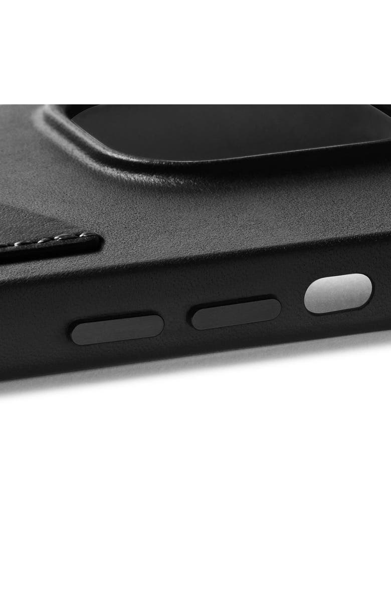 MUJJO Full Leather Wallet Case for iPhone 15 Plus and 14 Plus, Alternate, color, Black