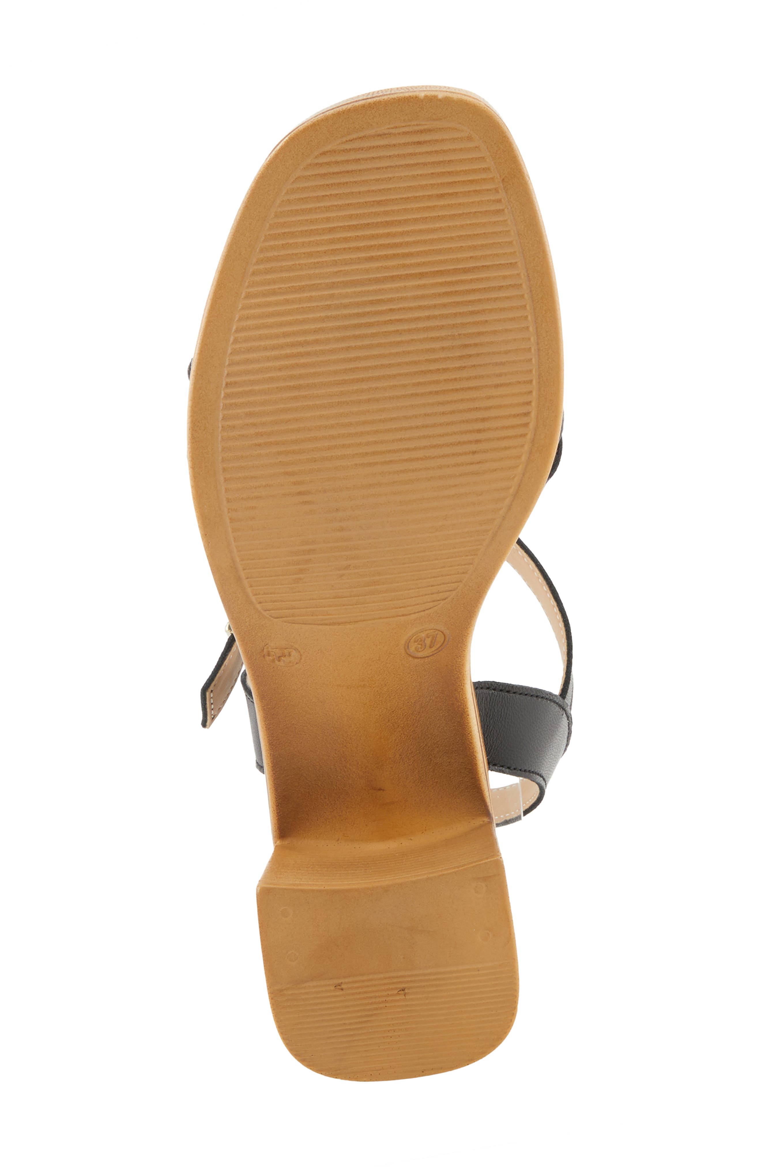 Sardinia Ankle Strap Sandal, Alternate, color, BLACK