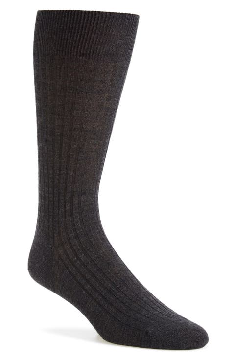 Merino Wool Blend Dress Socks