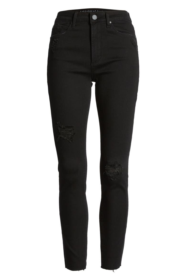 Heather High Waist Ankle Jeggings, Alternate, color, ELMHURST