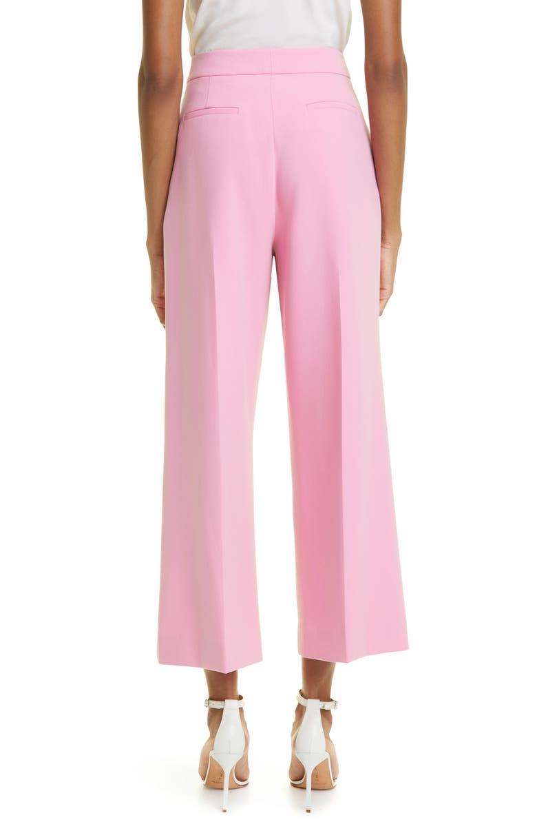 Lela Rose Nora Stretch Crepe Wide Leg Pants, Alternate, color,