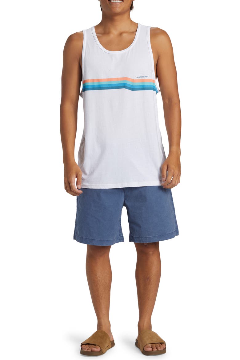 Retrospect Cotton Graphic Tank Top, Alternate, color, WHITE