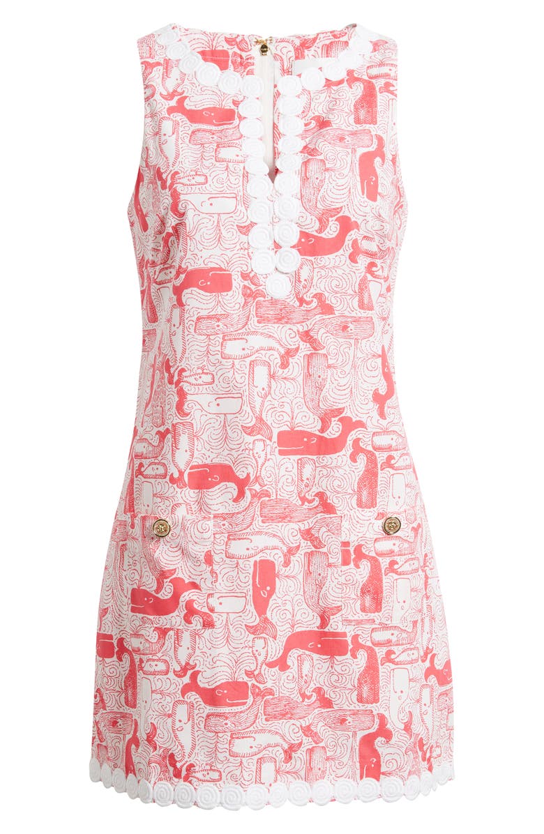 Lilly Pulitzer<sup>®</sup> Romey Sleeveless Romper, Alternate, color, Paradise Punch Thar She Blows