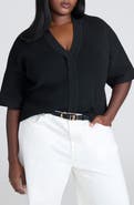 ELOQUII Wide Sleeve Sweater