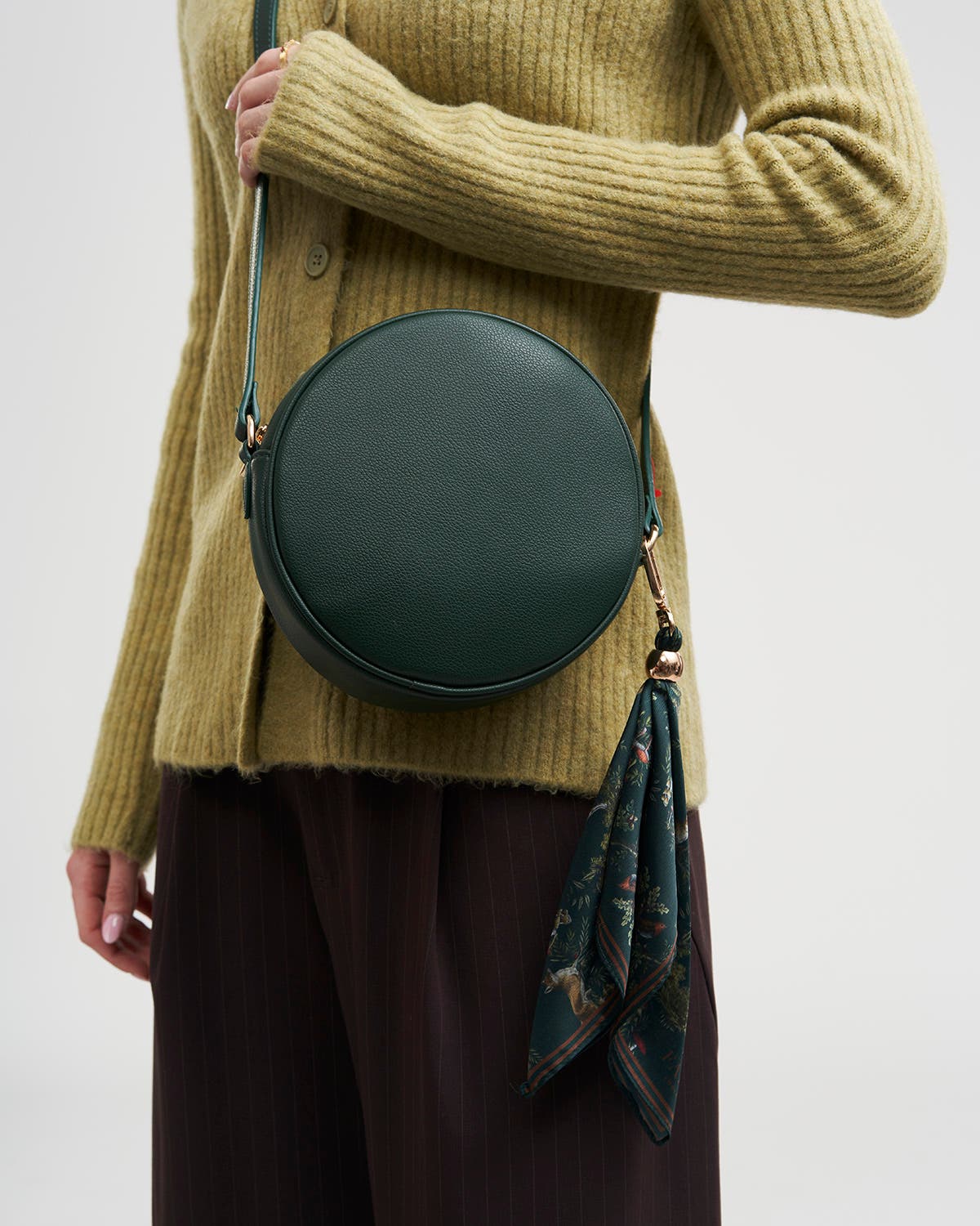 Chloe Circle Purse, Alternate, color, Dark Green