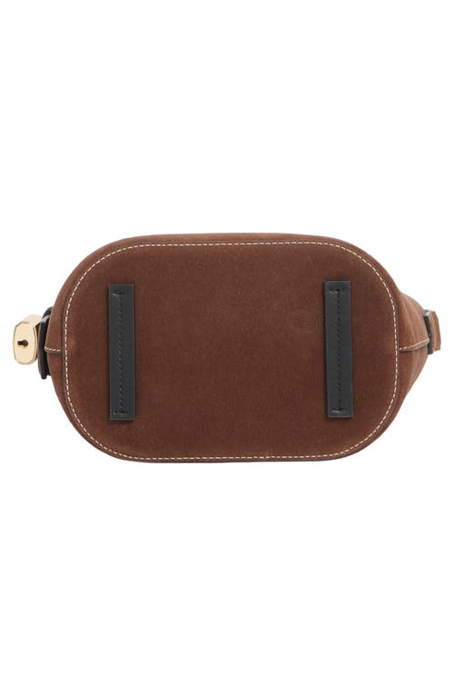 Marc Jacobs Suede Bucket Bag In Brown