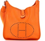 Pre-Owned Hermes Evelyne Bag Gen II Clemence GM