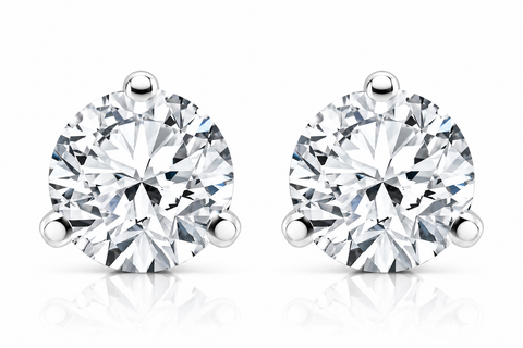3/4 ct TDW Lab Grown Diamond Martni Studs Lab Grown