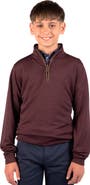 TailorByrd Kids' Ottoman Quarter Zip Pullover