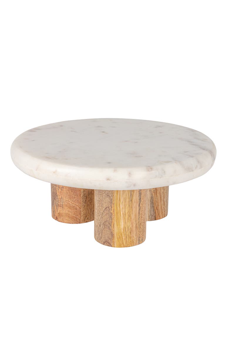 Storied Home Food Pedestal, Main, color, White