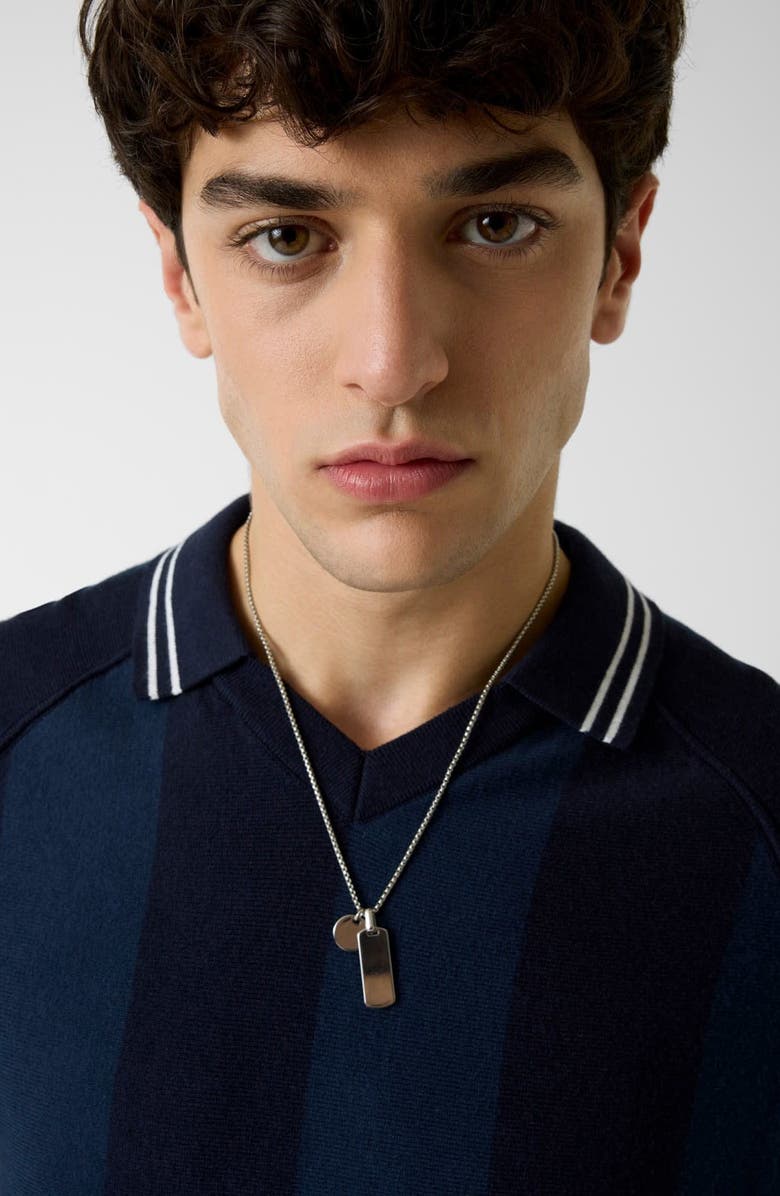 GUESS Stripe Polo Sweater, Alternate, color, S75q-Open