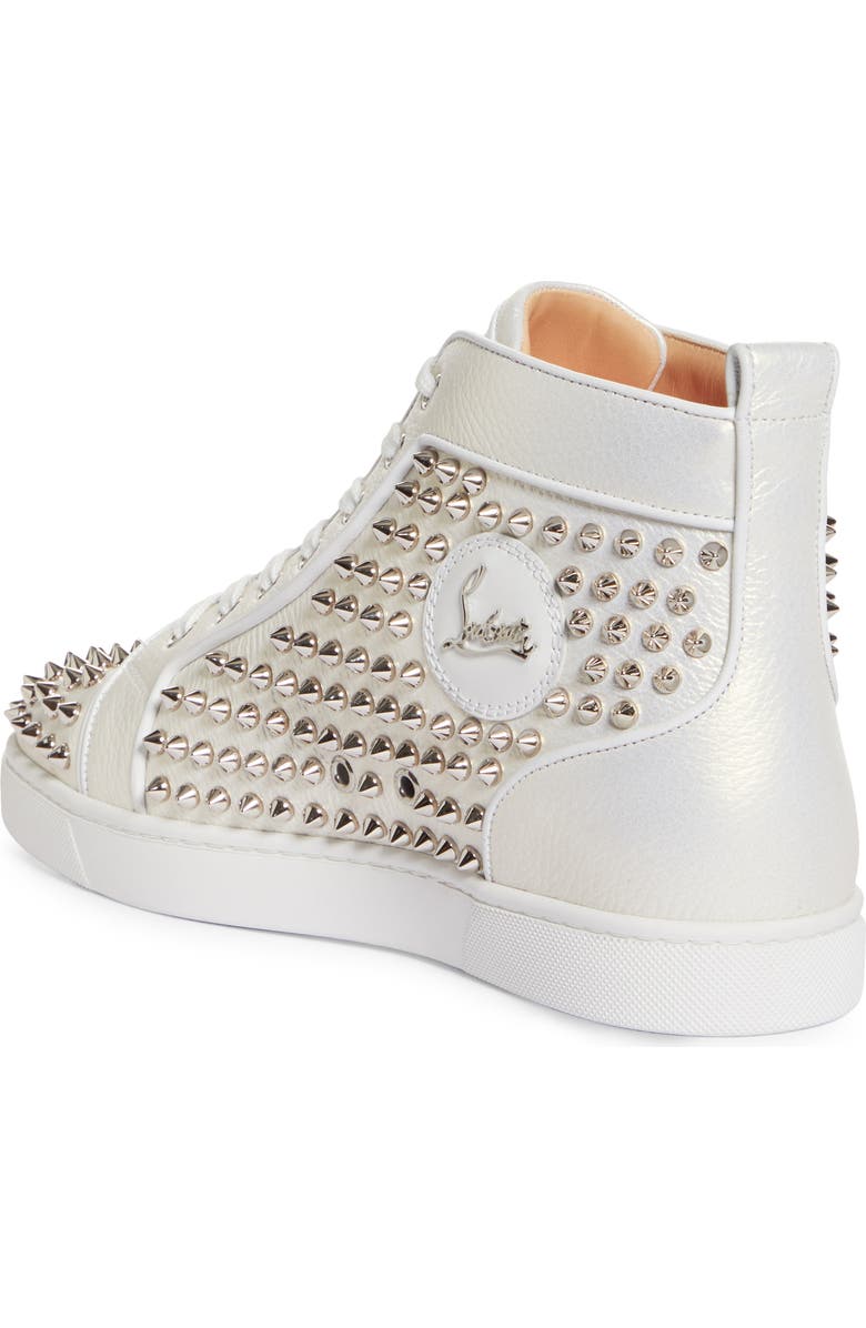 Christian Louboutin Louis Orlato Spike High Top Sneaker, Alternate, color,