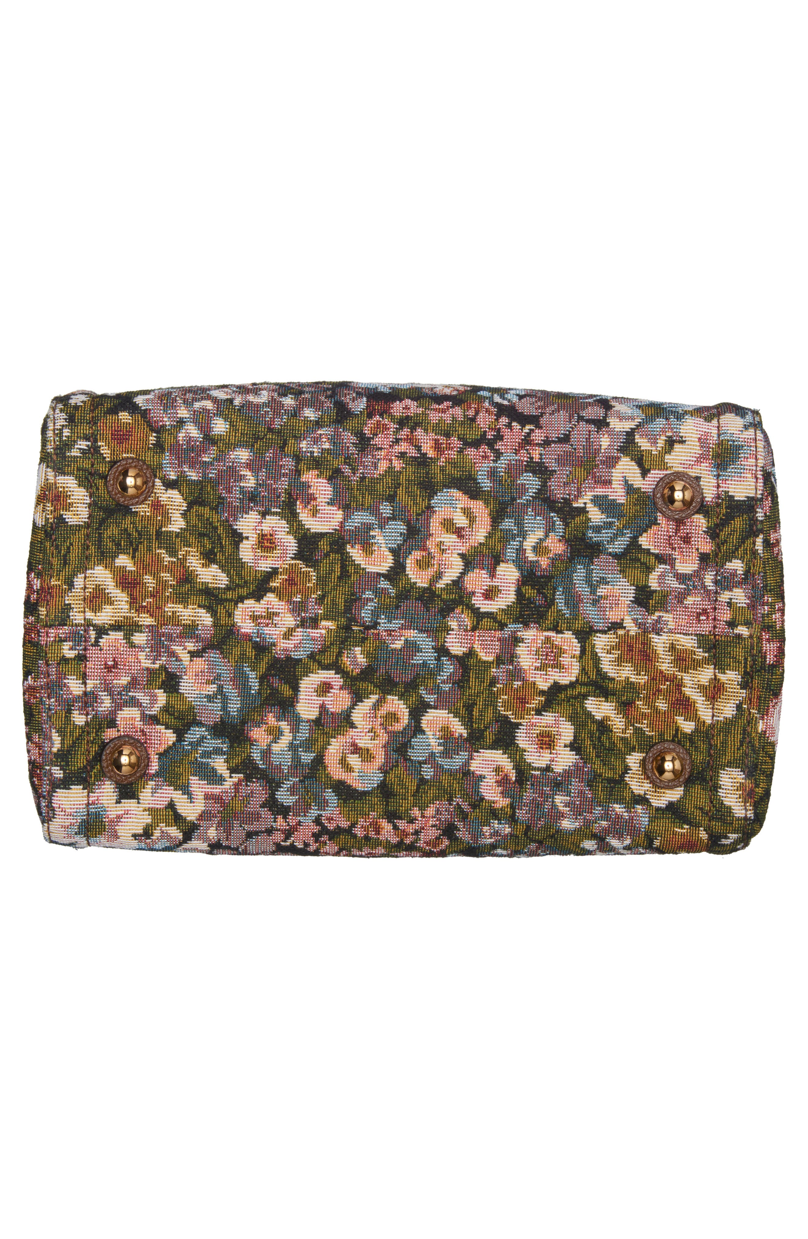 Valentino Garavani Small Antibes Floral Tote, Alternate, color, Multi Brown