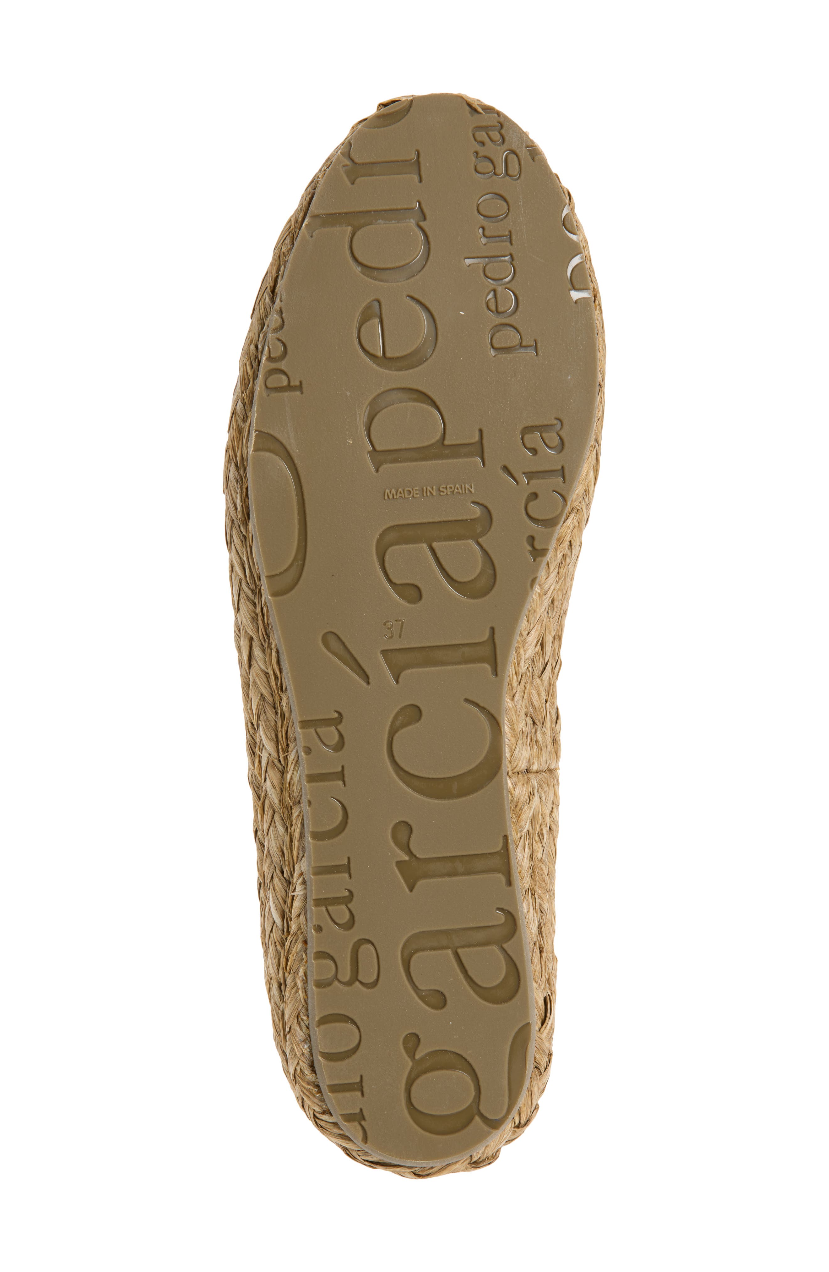Pedro Garcia Pascal Embroidered Eyelet Espadrille, Alternate, color, Meringue