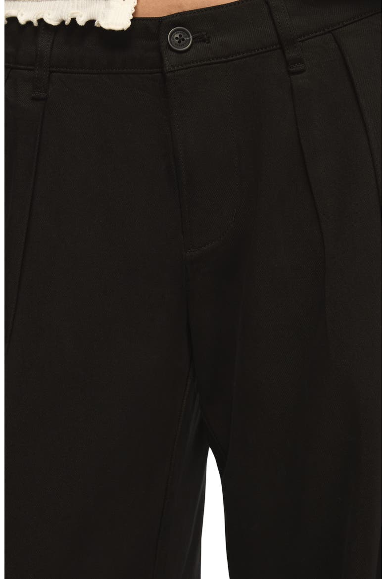 Double Pleated Wide Leg Trouser Jeans, Alternate, color, ASHES WASH