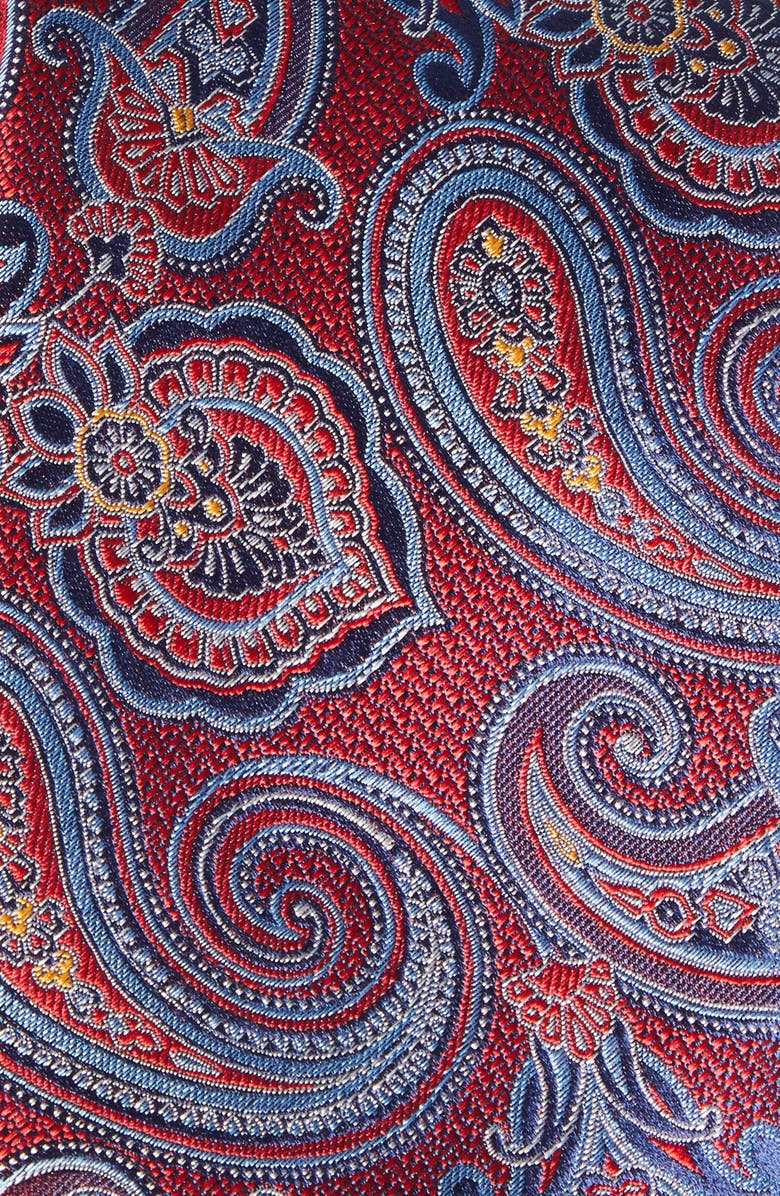 Canali Paisley Silk Tie, Alternate, color,