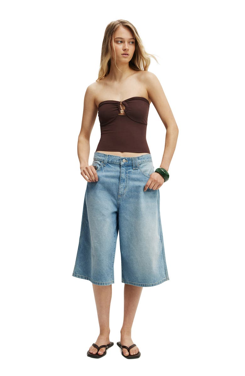 Women's Trim Buckle Detail Tube Top