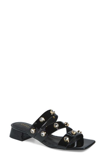 Cecelia New York Lindon Slide Sandal In Black