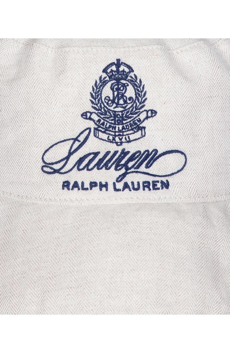 Lauren Ralph Lauren Herringbone Bucket With Hotel Logo, Alternate, color, Birch Tan