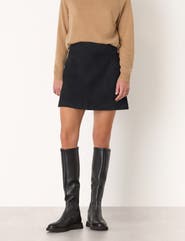 Whistles Suede A-Line Skirt
