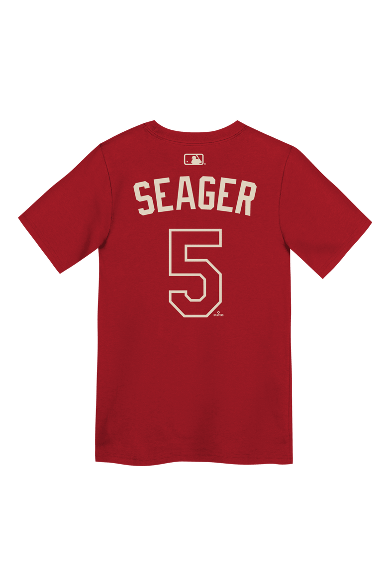 Preschool Nike Corey Seager Red Texas Rangers 2026 City Connect Name & Number T-Shirt, Alternate, color, Red