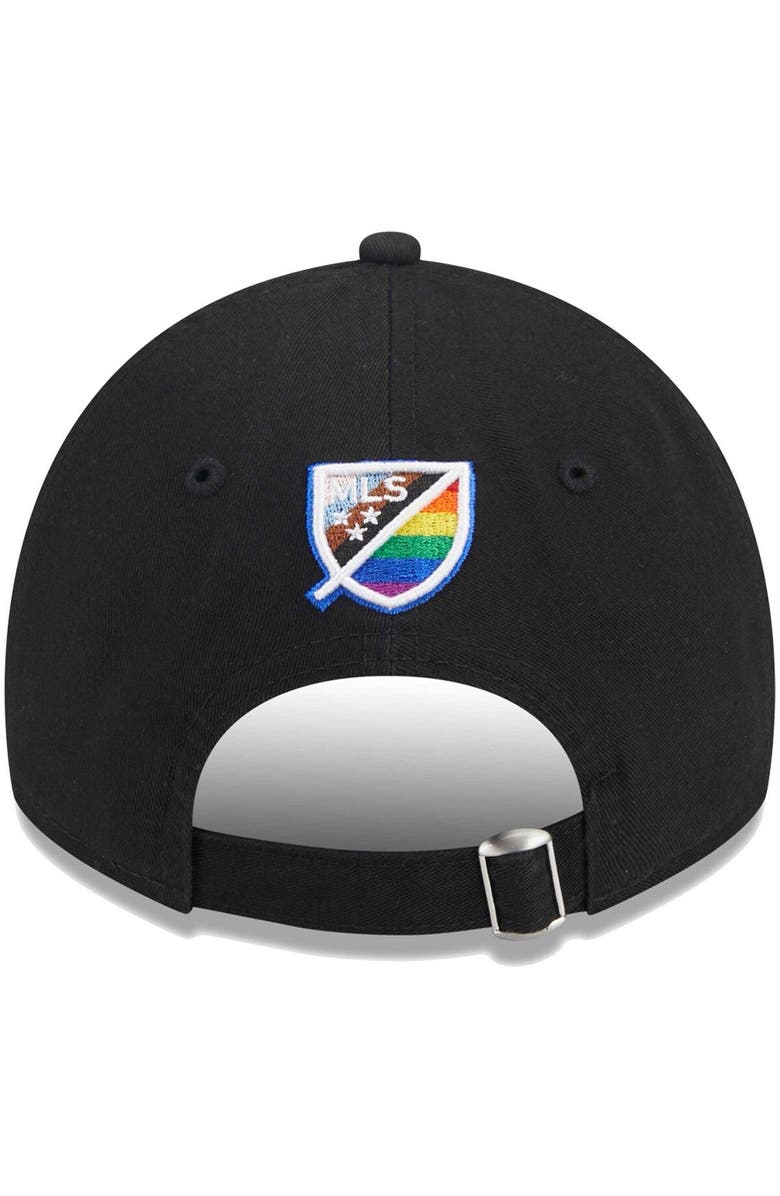 New Era Men's New Era Black Philadelphia Union Pride 9TWENTY Adjustable Hat, Alternate, color,