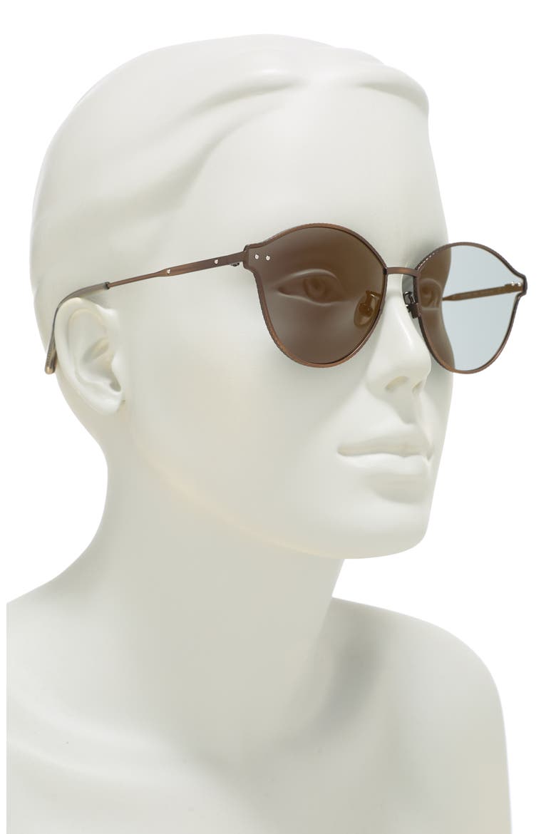 62mm Round Sunglasses, Alternate, color, BRONZE/ BRZ