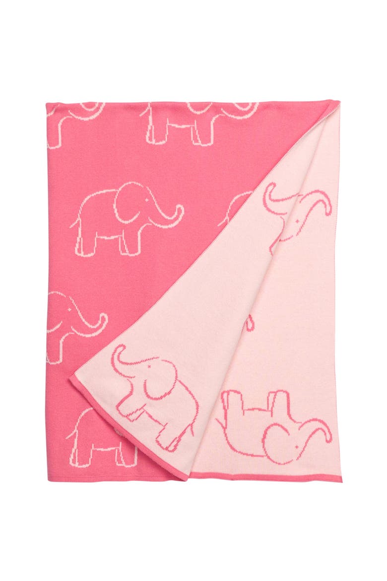 Kids' Nursery Blanket, Alternate, color, Pink Elephant