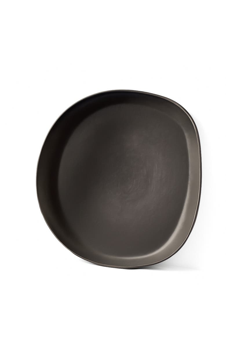 Gharyan Stoneware Dadasi Round Serving Platter, Alternate, color, Matte Black