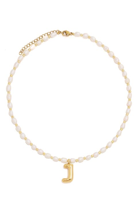 Dainty Initial Pendant Necklace