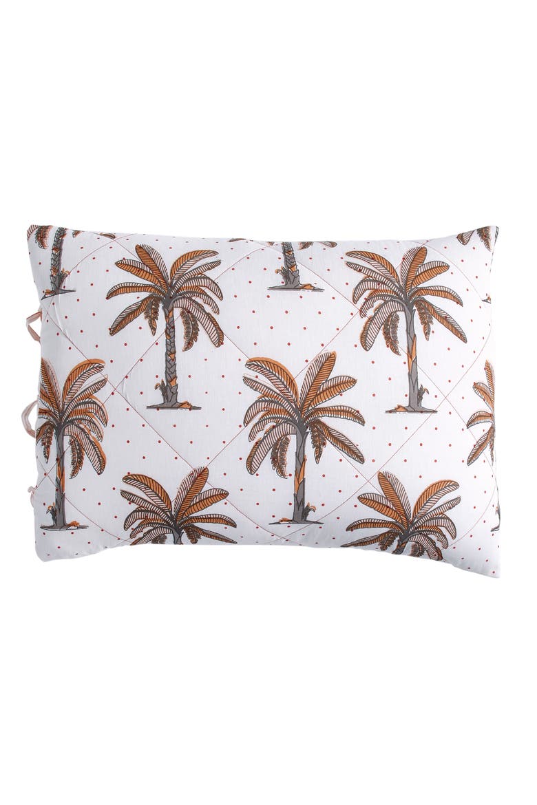 Palm Tree Sham, Main, color, BLUSH