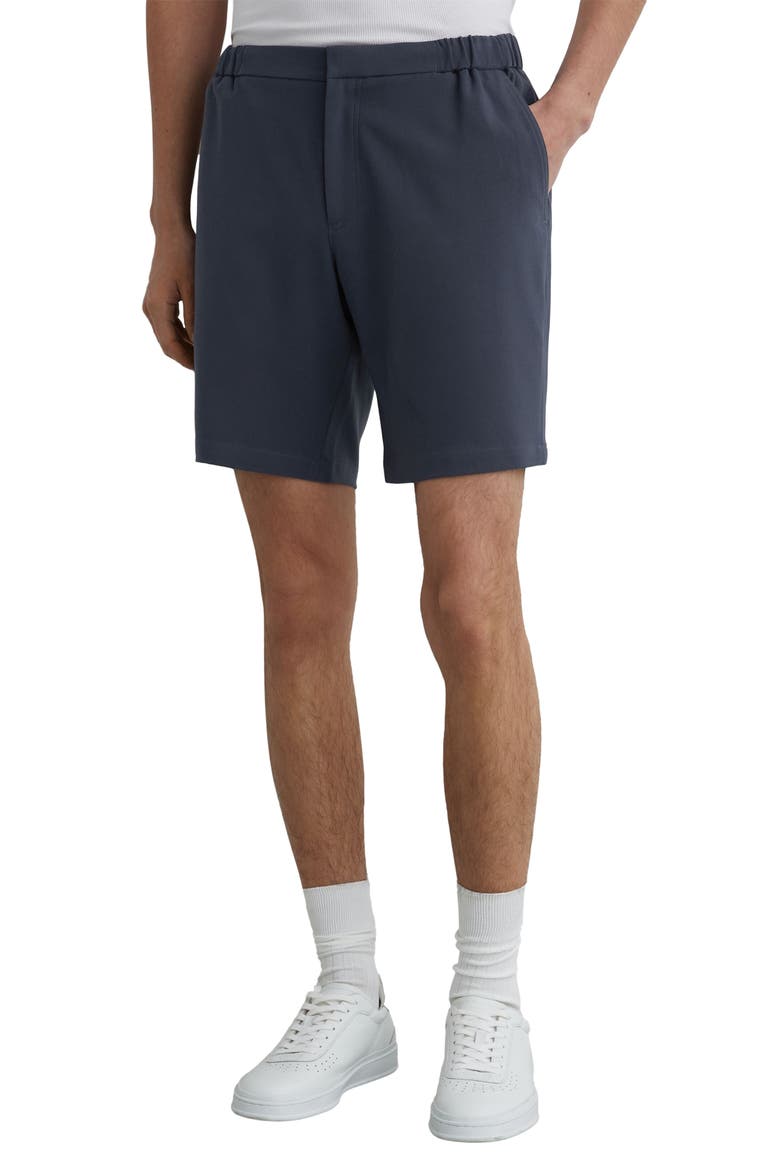Deck Flat Front Shorts, Main, color, AIRFORCE BLUE