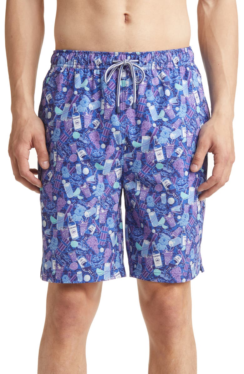 Peter Millar Transfusion Boom Boom Swim Trunks, Main, color, 