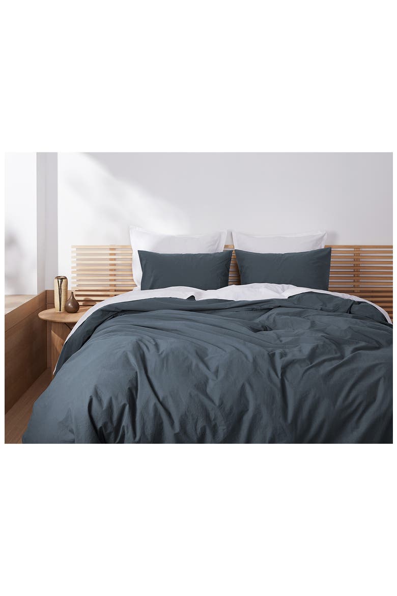 Brushed Cotton Duvet Cover, Alternate, color, DUSK