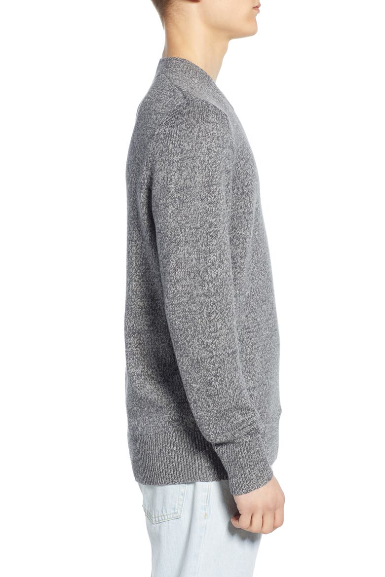 Crewneck Sweater, Alternate, color, GREY TWISTED MARL