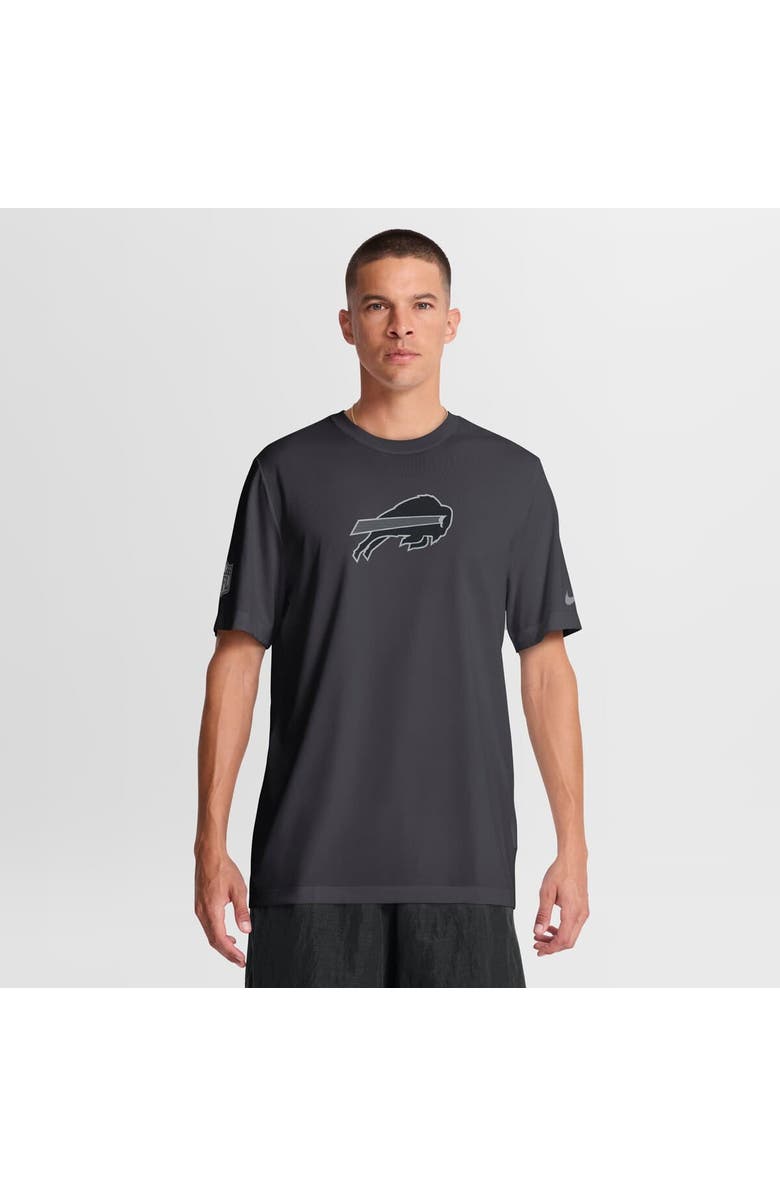 Nike Men's Nike Anthracite Buffalo Bills Sideline Lead The Charge Legend Dri-FIT T-Shirt, Main, color, Anthracite