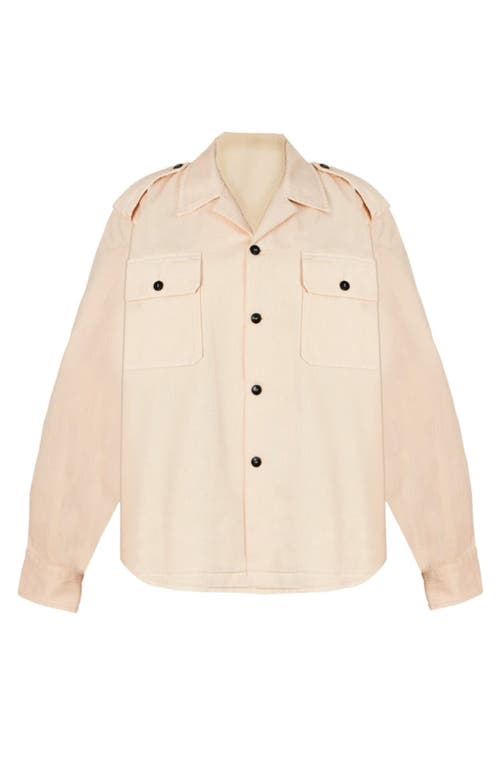 Fortela Bonniet Herringbone Shirt In Blue