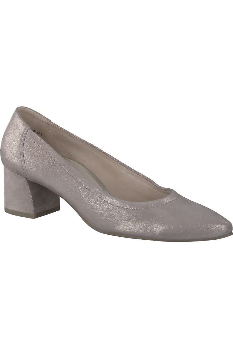Paul Green Yvette Pointed Toe Pump, Main, color, Cachemire Metallic Suede